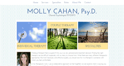 Desktop Screenshot of drmollycahan.com